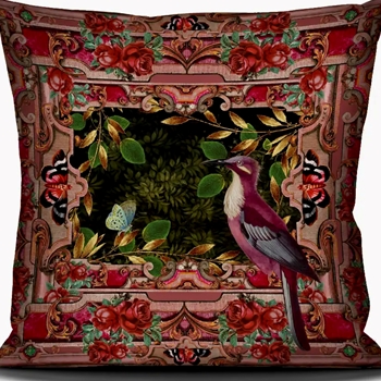 Voglio Bene France - Outdoor Poly Canvas Cushion Moldavia 24SQ - Outdoor Poly  Insert