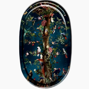 Voglio Bene France - Tray Oval 22x13in Arbre de Vie