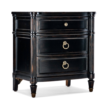 Chest - Charleston Ebony 3 Draw 30x19x32