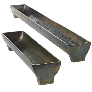 Tray - Edison Trough Bronze Long 35W4D/3H  