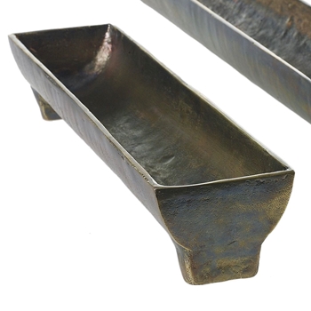 Tray - Edison Trough Bronze Short 18W4D/3H  