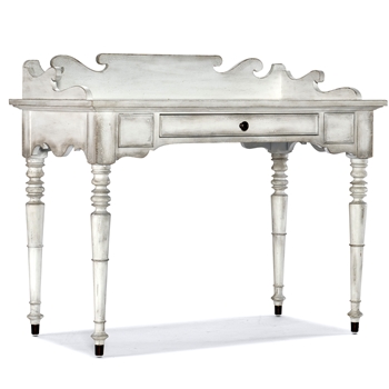 Desk - Charleston Antique White 42x34x36h, Drop Front Drawer