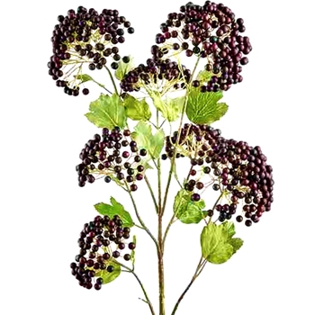 Berry Branch - Clusters Burgundy 39in  FSB395-BU