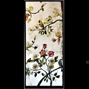 13W/30H - Mirror Birds & Flowers