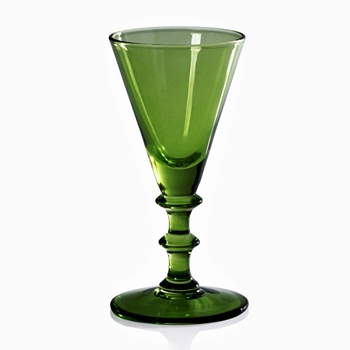 Goblet - Cordial /Shot Glass Loraine Green 2.5x5in  2.7 OZ