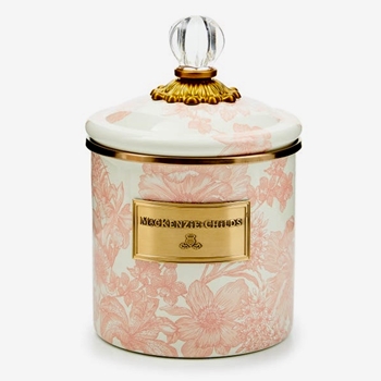 Rosy English Garden - Canister Small 38OZ 5W/8H