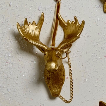 E+E  Ornament Eugene Gold 5in