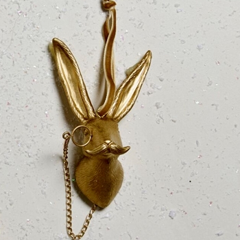 E+E  Ornament Eric Gold 5in