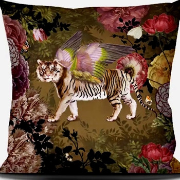 Voglio Bene France - Velvet Cushion San Marco 20 SQ- Synthetic Down Insert