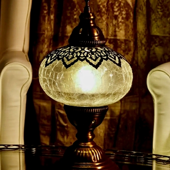 Lamp - Ottoman 7x18in Bronze