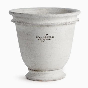 Planter - Wakefield Dryden White 7.8W/7.3H - Handmade