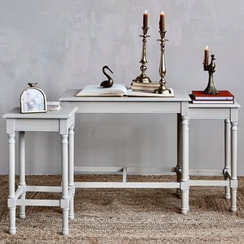 Console - Adjustable Modular 3 Piece Taupe 55x13x26in