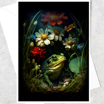 Greeting Card - Woodland Frog