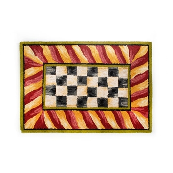 Courtly Rug Red and Gold 24W/36L