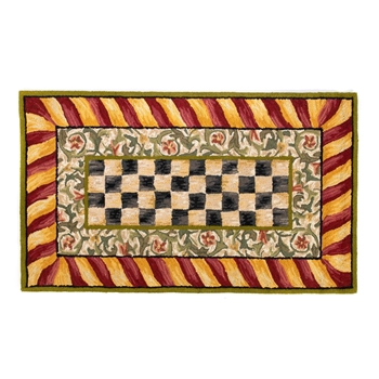 Courtly Rug Red and Gold 36W/60L
