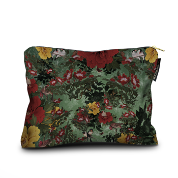Voglio Bene France - Velvet Pouch Les Oiseaux - 9x6in